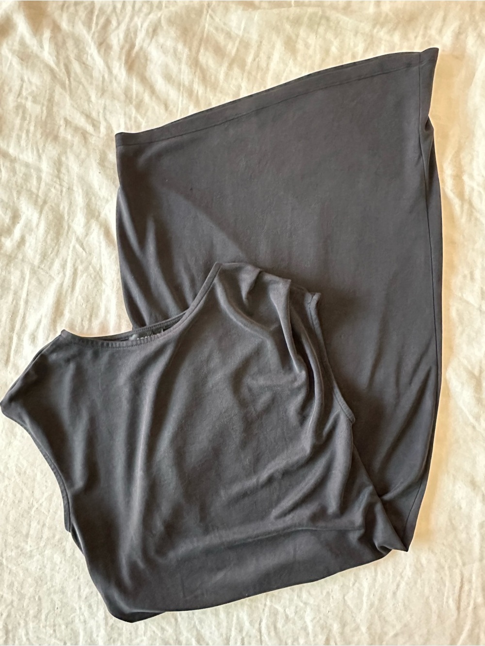 Topshop - Asymmetrical Modal Blend Dress (size 2)